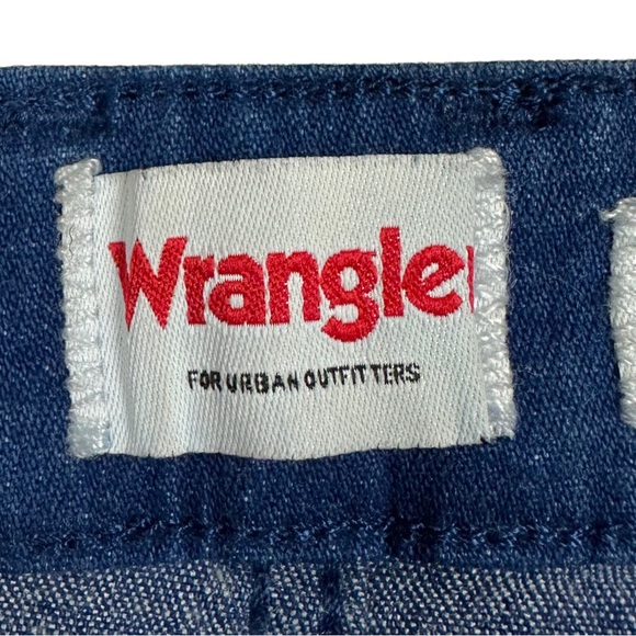 Wrangler x UO Franky Hi Mini Stretchy Denim Jean Pencil Skirt M - Picture 12 of 14